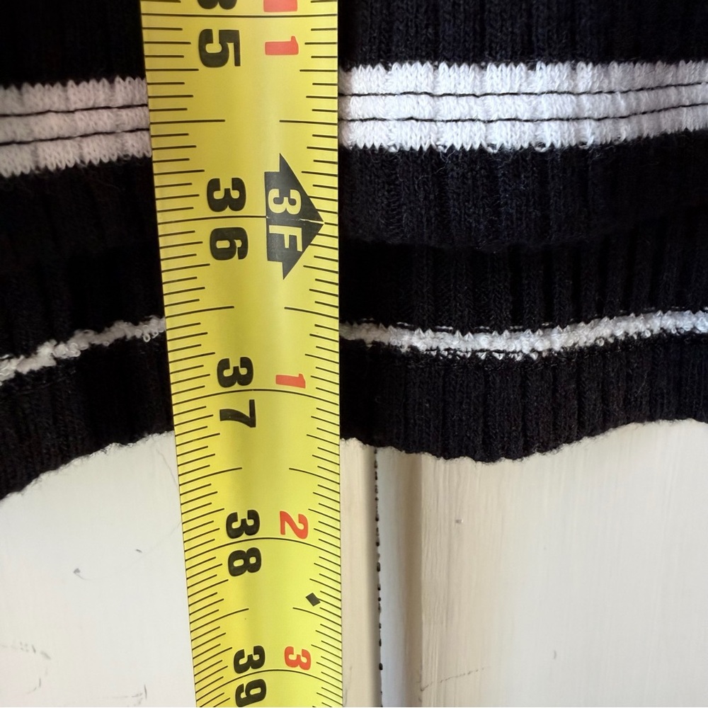NWOT Black and White Striped Sleeveless Dress, Size XXL - Picture 4 of 4